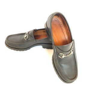 Vintage Gucci Leather horsebit loafer